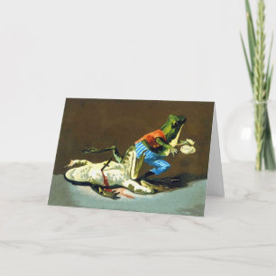 Cartes Pour Fêtes Annuelles Attaque à la grenouille