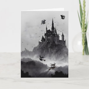 Cartes Pour Fêtes Annuelles Au château nous volons Halloween