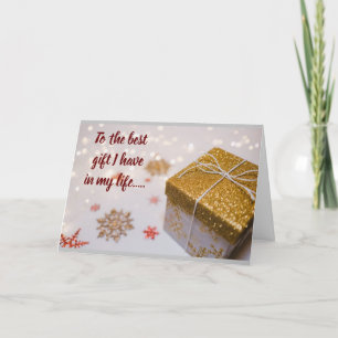 CARTES POUR FÊTES ANNUELLES *AU PLUS BEAU "CADEAU" DE MA VIE