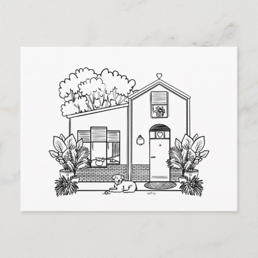 Cartes Pour Fêtes Annuelles Aug House (Devant)