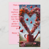 Cartes Pour Fêtes Annuelles Augmenter l'amour (Devant / Derrière)