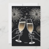 Cartes Pour Fêtes Annuelles Auld Lang Syne Lyrics New Year Personalized (Dos)