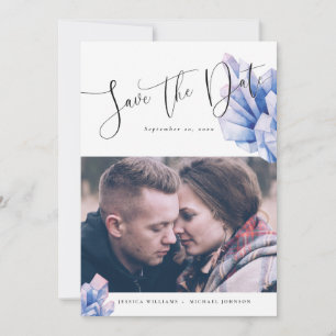 Cartes Pour Fêtes Annuelles Aura Crystal Enregistrer la date Annonces