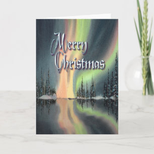 Cartes Pour Fêtes Annuelles AURORA BOERALIS by SHARON SHARPE