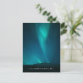 Cartes Pour Fêtes Annuelles Aurora Borealis (Debout devant)