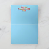 Cartes Pour Fêtes Annuelles Australian Shepherd Valentine Card (Intérieur)