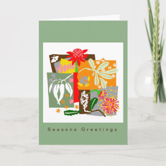 Cartes Pour Fêtes Annuelles Australie Noël BUSHLAND FLORA - Fleurs Bush