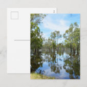 Cartes Pour Fêtes Annuelles Australie The River Murray, (Devant / Derrière)