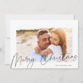 Cartes Pour Fêtes Annuelles Autographe | Joyeuse photo de Noël (Devant)