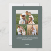 Cartes Pour Fêtes Annuelles Autographe | Joyeux Noël photo verticale (Dos)