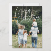 Cartes Pour Fêtes Annuelles Autographe | Joyeux Noël photo verticale (Devant)