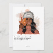 Cartes Pour Fêtes Annuelles Automne - Automne Salutation d'action de grâces (Dos)