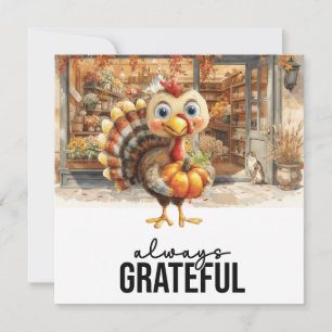Cartes Pour Fêtes Annuelles Automne automne Turquie à Florisshop Thanksgiving