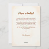 Cartes Pour Fêtes Annuelles Automne Citrouille Gnomes Thanksgiving (Dos)