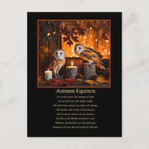 Cartes Pour Fêtes Annuelles Automne Equnoix Mabon Pagan Wicca