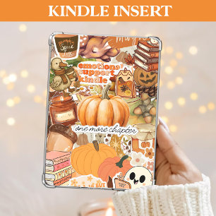 Cartes Pour Fêtes Annuelles Automne Kindle Insérer Automne Cosy Bookish Gig