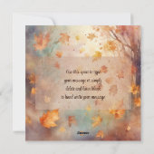 Cartes Pour Fêtes Annuelles Automne - Les Pyrénées Joyeuses Chiot (Dos)