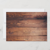 Cartes Pour Fêtes Annuelles Automne Script moderne Thanksgiving Dîner (Dos)