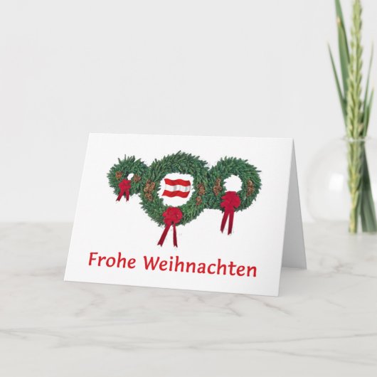 Cartes Pour Fêtes Annuelles Autriche Noël 2 (Devant)