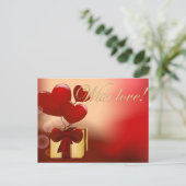 Cartes Pour Fêtes Annuelles Avec amour, Saint Valentin (Debout devant)