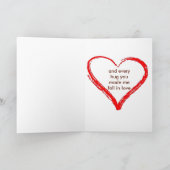 Cartes Pour Fêtes Annuelles Avec chaque baiser (Intérieur)