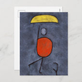 Cartes Pour Fêtes Annuelles Avec parapluie par Paul Klee (Devant / Derrière)