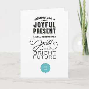 Cartes Pour Fêtes Annuelles Avenir brillant plié