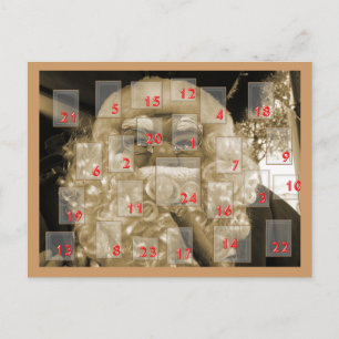 Cartes Pour Fêtes Annuelles aventskalender mit nikolaus
