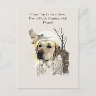 Cartes Pour Fêtes Annuelles Aventure de chasse au canard