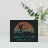 Cartes Pour Fêtes Annuelles Aventure Mtb mountain bike (Debout devant)