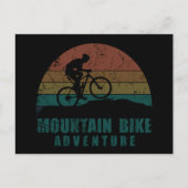 Cartes Pour Fêtes Annuelles Aventure Mtb mountain bike (Devant)