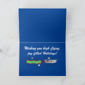 Cartes Pour Fêtes Annuelles Avion bonnes fêtes (Intérieur)