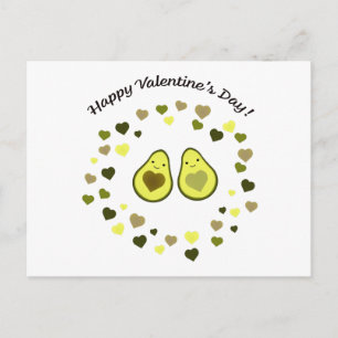 Cartes Pour Fêtes Annuelles Avocado Valentine