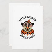 Cartes Pour Fêtes Annuelles Avril fools jour petit mister avril fools (Devant / Derrière)
