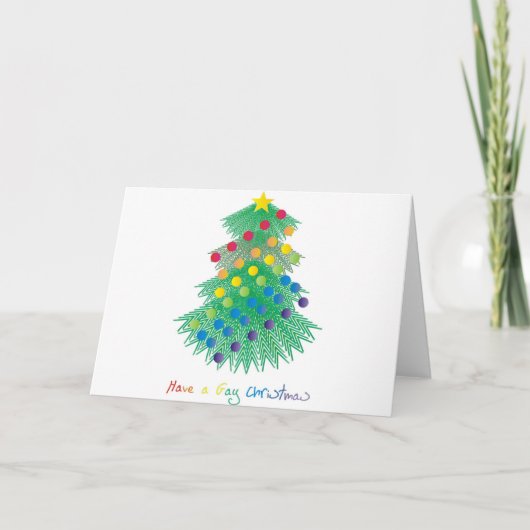 Cartes Pour Fêtes Annuelles Ayez Noël gai (Devant)