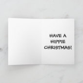 Cartes Pour Fêtes Annuelles Ayez Noël hippie (Intérieur)