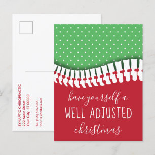 Cartes Pour Fêtes Annuelles Ayez Un Chiro De Noël Bien Ajusté