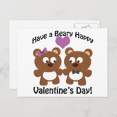 Cartes Pour Fêtes Annuelles Ayez un Heureuse Sainte-Valentin de la Béary ! (Devant / Derrière)