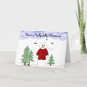 Cartes Pour Fêtes Annuelles Ayez un Noël joyeux et charmant