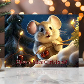 Cartes Pour Fêtes Annuelles Ayez une souris de Noël mignon souris souris souri