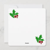 Cartes Pour Fêtes Annuelles Ayez-vous un joyeux petit Noël (Dos)