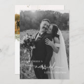 Cartes Pour Fêtes Annuelles Ayez-vous un petit Noël marié (Devant / Derrière)