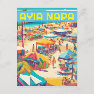 Cartes Pour Fêtes Annuelles Ayia Napa station balnéaire chypriote