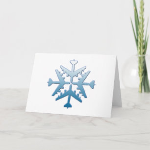 Cartes Pour Fêtes Annuelles B-52 Flocon de neige