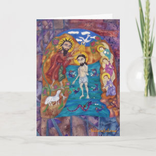 Cartes Pour Fêtes Annuelles BAAPTISME EN BILBAO —Carte de vacances pliée