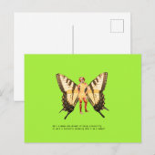 Cartes Pour Fêtes Annuelles Babfly woman (Devant / Derrière)