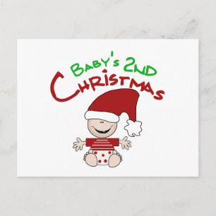 Cartes Pour Fêtes Annuelles Baby 2e T-shirts et cadeaux de Noël