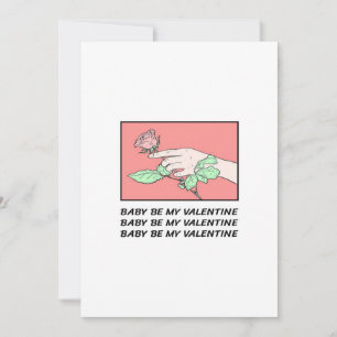 Cartes Pour Fêtes Annuelles Baby Be My Valentine