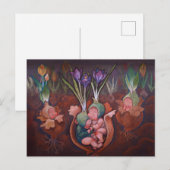 Cartes Pour Fêtes Annuelles Baby Bulbs Spring Postcard (Devant / Derrière)