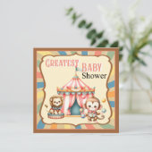 Cartes Pour Fêtes Annuelles Baby Circus (Debout devant)